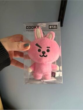 BT21 Cooky Plush Bag Charm - OG authentic
